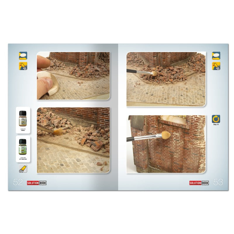 Model Brick Painting Set – MIG Solution Box 09 for Realistic Model Brickwork MIG7710