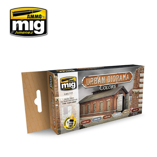 AMMO Urban Diorama Colours Set MIG7177