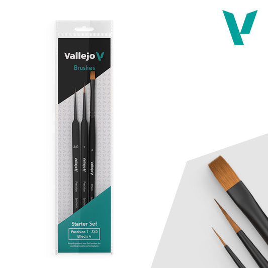 Vallejo Hobby Brushes Starter Set B03990