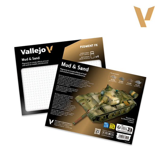 Vallejo Pigment FX Mud & Sand Set 4 x 35ml 73.191