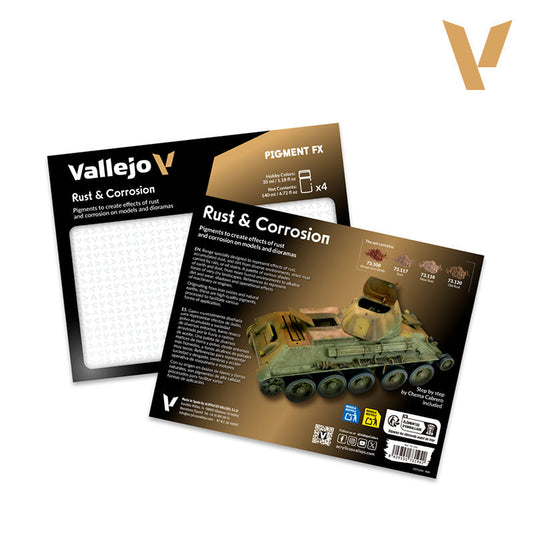 Vallejo Pigment FX Rust & Corrosion Set 4 x 35ml 73.194
