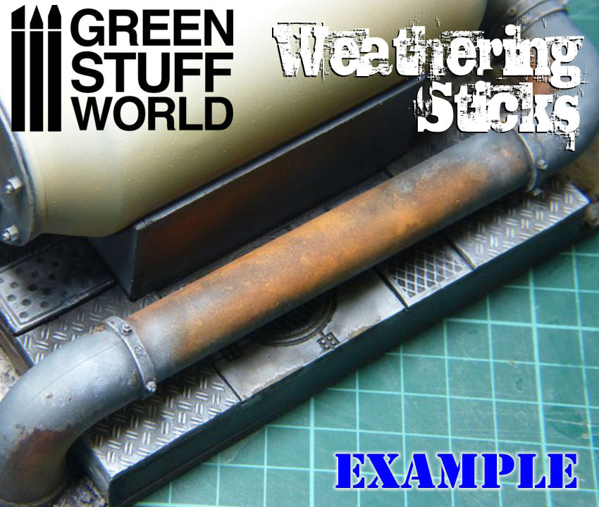Green Stuff World Weathering Sticks Foam Sponge Brushes 15mm (2pcs)